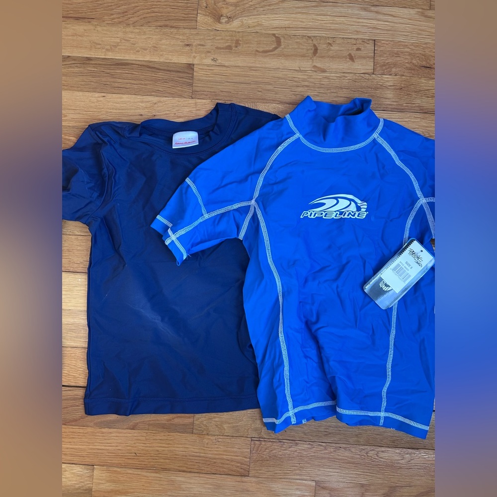 Swim shirt/rash guard lot - Hanna Andersson and NWT Pipeline